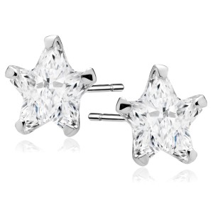 Cercei argint stelute 7 mm DiAmanti 1CS7ER_W-DIA (Argint 925‰ 1 g.) Cercei argint stelute 7 mm DiAmanti 1CS7ER_W-DIA (Argint 925‰ 1 g.)